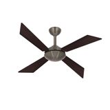 Ventilador Teto Bronze Tech 4 Pás Sala Econômico Ventax 110v