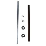 Haste 90cm Marrom Corten Para Ventilador De Teto Volare