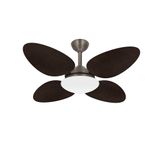 Ventilador De Teto Silencioso 4 Pás Trevo Bronze Ventax 110v