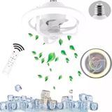 Conforto E Estilo: Ventilador 50w Com Luz Rgb E 360