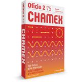 Papel Sulfite Oficio 2 Chamex 75G 10 PCTX500 FLS