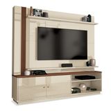 Estante Home Theater Para Tv Até 65 Polegadas 1,80m Royale Off White/Naturale