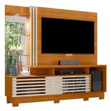 Estante Home Theater Frizz Plus Cinamomo Off White Para Tv Até 60 Com Pés - Madetec Cinamomo Off White