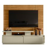 Estante Home Theater New Apolo Cumaru Opala Para Tv Até 75 - Madetec Cumaru Opala