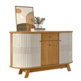 Buffet Aparador Monza Cinamomo Off White - Madetec Cinamomo Off White