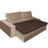 Pillow Top Para Sofá Reclinável 10cm 1200g-m 180x90cm Marrom