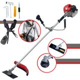 Roçadeira Aparador De Grama À Gasolina Anmax Cg430p-tb 43cc 2hp 9.000rpm Máquina Lateral De Cortar Grama Com Lâmina 2 Pontas E Carretel De Nylon
