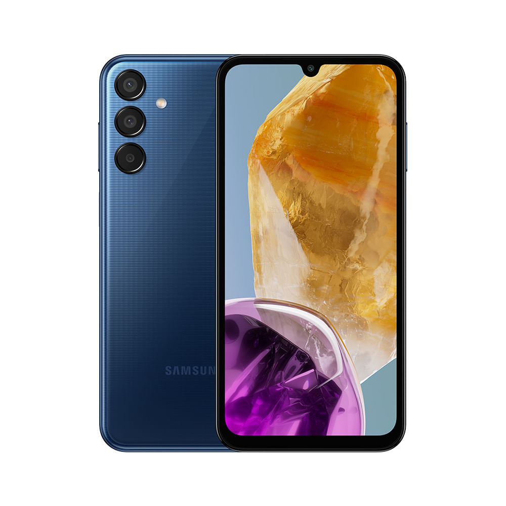 Celular Samsung Galaxy M15 5g, 6.000mah, Câmera Tripla Até 50mp, 128gb Azul Escuro