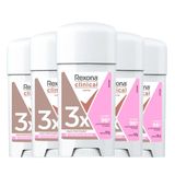 Kit Desodorante Antitranspirante Rexona Clinical Classic Women Stick 58g - 5 Unidades