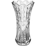 Vaso Decorativo Enfeite Casa Floreiro Home&amp;co Vidro 29x14x14cm Transparente
