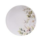 Prato De Sobremesa 21cm Porcelana Magnolia Tramontina Flores