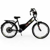 Bicicleta Eletrica Aro 24 Duos Confort 800w Lithium Preta Duos Bikes