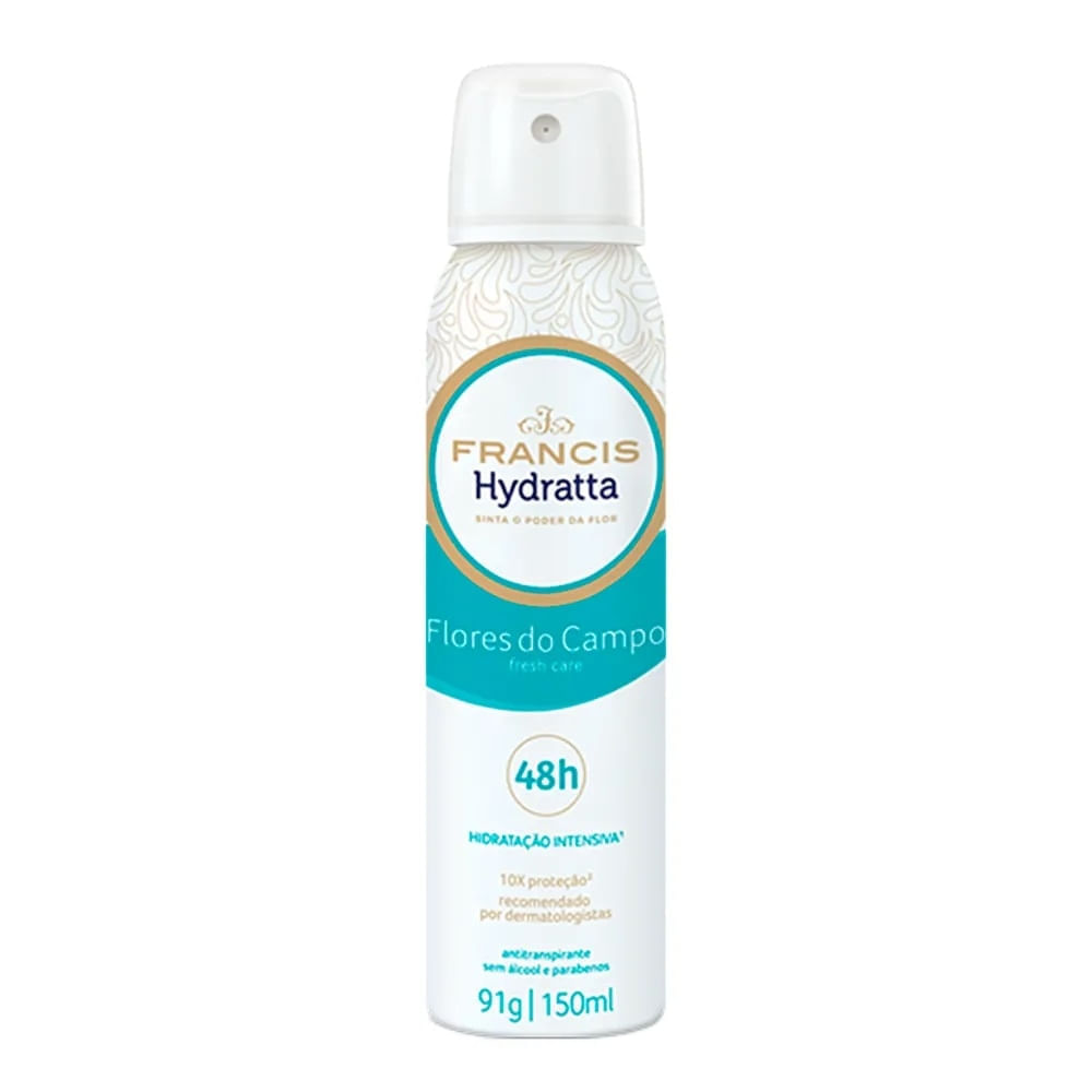 Desodorante Aerossol Francis Hydratta Flores Do Campo 150ml