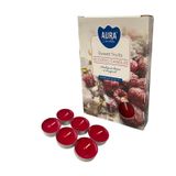 Kit 6 Velas Rechaud Difusor Flutuante Fondue 6 Hrs - Aromas