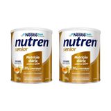 Kit 2 Suplemento Alimentar Nutren Senior Sem Sabor 740g Cada