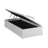 Cama Box Baú Solteiro Physical White (88x188x25) - Ortobom