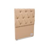 Cabeceira Cama Box Estofada Murat Facto Clean Solteiro - Courano Bege - Ortobom