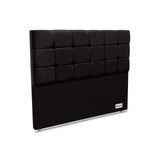Cabeceira Cama Box Estofada Piave Veluto Queen - Suede Preto - Ortobom