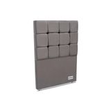 Cabeceira Cama Box Estofada Piave Linho Solteiro - Linho Cinza - Ortobom
