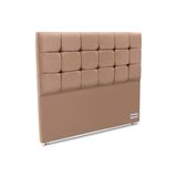 Cabeceira Cama Box Estofada Queen Piave Veluto Suede Bege - Ortobom