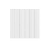 Multiuso De Cozinha Painel De Edição P/ Fechamento Ripado Bella 2618 61x60x3,0cm Branco - Carraro