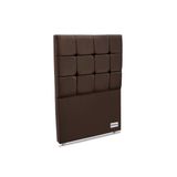 Cabeceira Cama Box Estofada Piave Veluto Solteiro - Suede Marrom - Ortobom