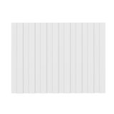 Multiuso De Cozinha Painel De Edição P/ Fechamento Ripado Bella 2619 59x80x3,0cm Branco - Carraro