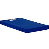 Colchão Solteiro Espuma D23 Hospitalar Impermeável Cristal Napa Azul (88x188x12) - Polar
