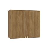 Armário Aéreo Cozinha Modulado Botanic M632 C/ 2 Portas 80cm Nogueira - Kappesberg