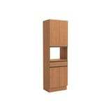 Torre Quente De Cozinha Maxxi G751 C/ 4 Portas 1 Gaveta E 1 Nicho P/ Forno 70cm Canela - Kappesberg