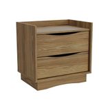 Mesa Cabeceira Infantil C/ 2 Gavetas M261 Nogueira - Kappesberg