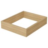 Módulo Cozinha Nesher Rainha Kit De Rodapé Multilinha 40x47x10cm Nature - Nesher