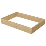 Módulo Cozinha Nesher Rainha Kit De Rodapé Multilinha 70x47x10cm Nature - Nesher
