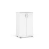 Bancada Multiuso P/ Área Serviço Limeira 99 C/ 2 Portas C/ Rodízio Branco - Politorno