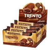 Chocolate Trento Wafer Speciale Avelãs Ao Leite 26g - Embalagem Com 12 Unidades
