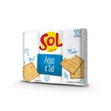 Biscoito Sol Água E Sal 350g - Embalagem Com 20 Unidades