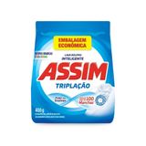 Sabão Em Pó Assim Triplação 400g - Embalagem Com 24 Unidades