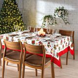 Toalha De Mesa Retangular 6 Lugares Dohler 140x210 Natal 111