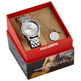 Relogio Mondaine Feminino Ref: 99748l0mkne3 Prateado Salmo
