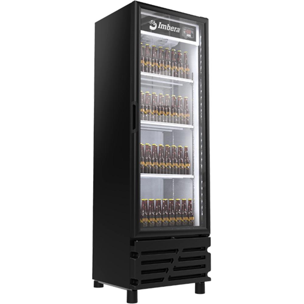 Cervejeira Imbera 485 Litros Porta De Vidro Preto Ccv315-220v