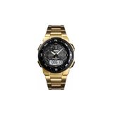 Relogio Masculino Skmei Analogico Digital 39mm Correia Aço