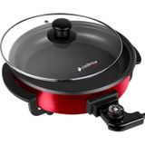 Panela Eletrica Cadence 2.8l Antiaderente 1250w 5 Niveis Temperatura Red