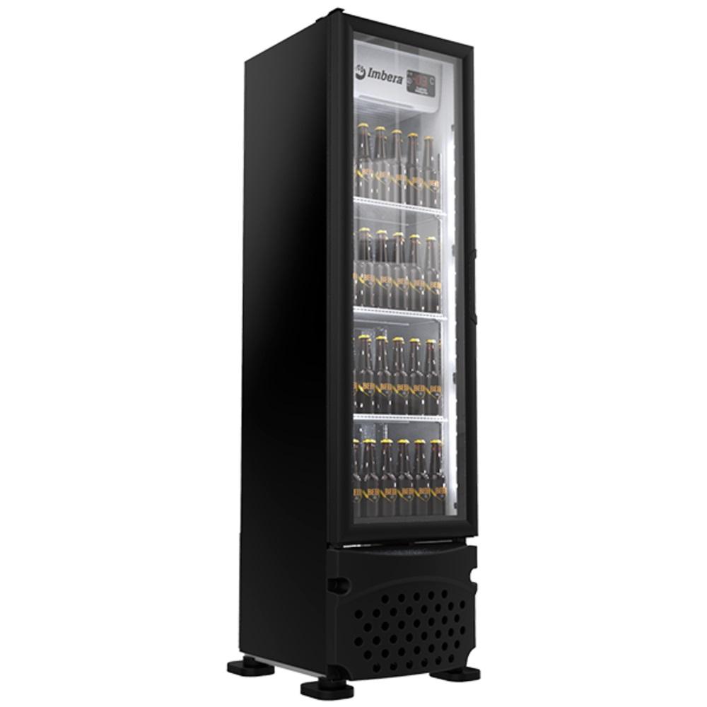 Cervejeira Imbera 244 Litros Porta de Vidro Preto CCV144-220V