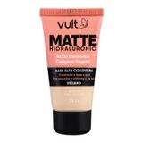 Vult Base Alta Cobertura Vegano Matte Hidraluronic V100 26ml