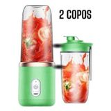 Ultra Juicer Liquidificador Portátil Usb 2 Copos 400ml Sucos