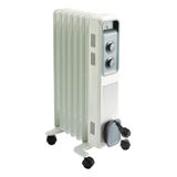 Aquecedor A Oleo Equation Branco Compacto 1500w 110v