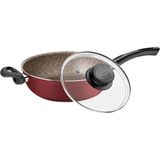 Fritadeira Funda Antiaderente 24cm Tramontina Vermelho Paris