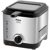 Fritadeira Com Óleo Philco Deep Fry Inox 1,8l 900w / 127v