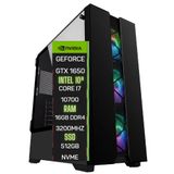 Pc Gamer Skill Top Intel 10 Geração Core I7 10700 16gb Ddr4 Placa De Vídeo Geforce Gtx 1650 4gb Ssd 512gb St-064