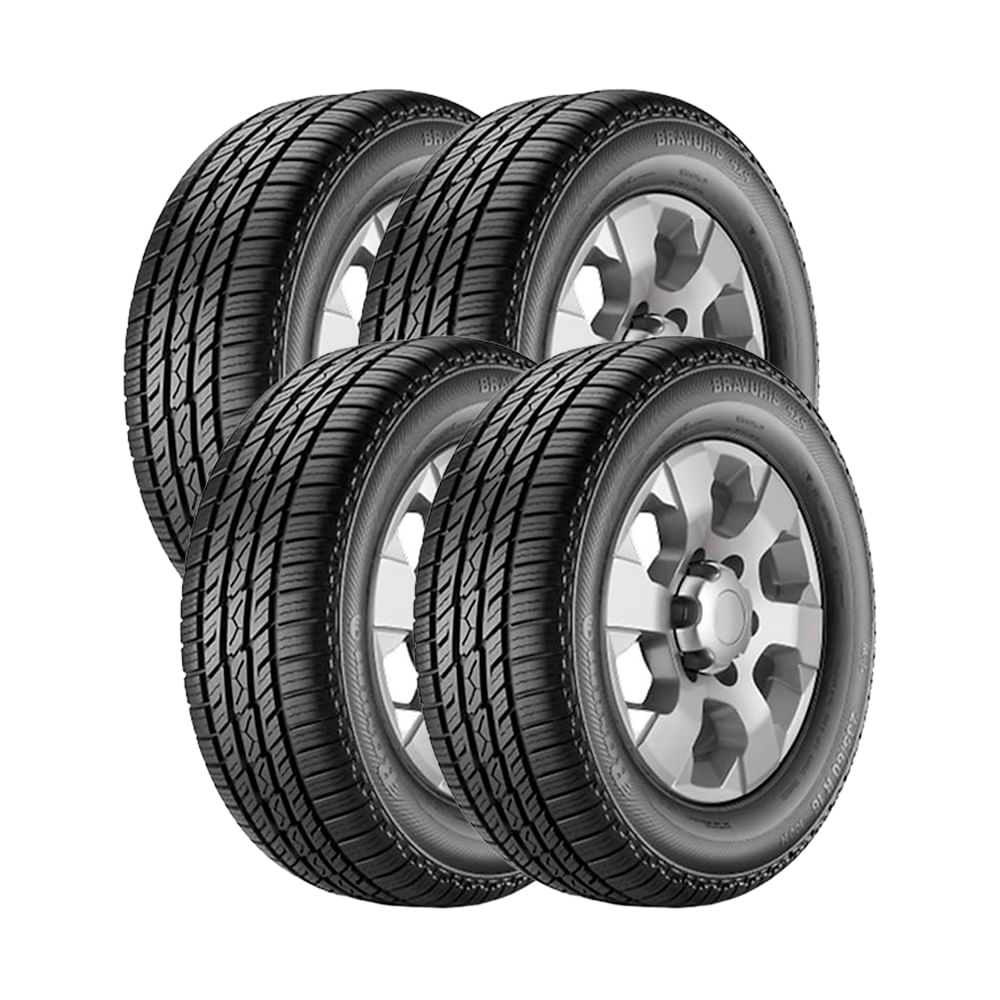 Jogo 4 Pneus Barum By Continental Aro 16 Bravuris 4x4 205/60r16 92h